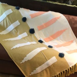Anthropologie Home 100% Cotton Throw